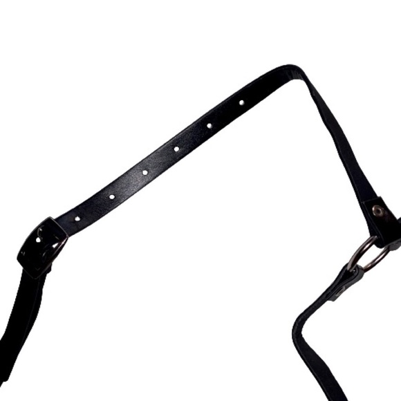 Sexy Vegan Leather Harness Waist Trainer Lingerie - Picture 7 of 13